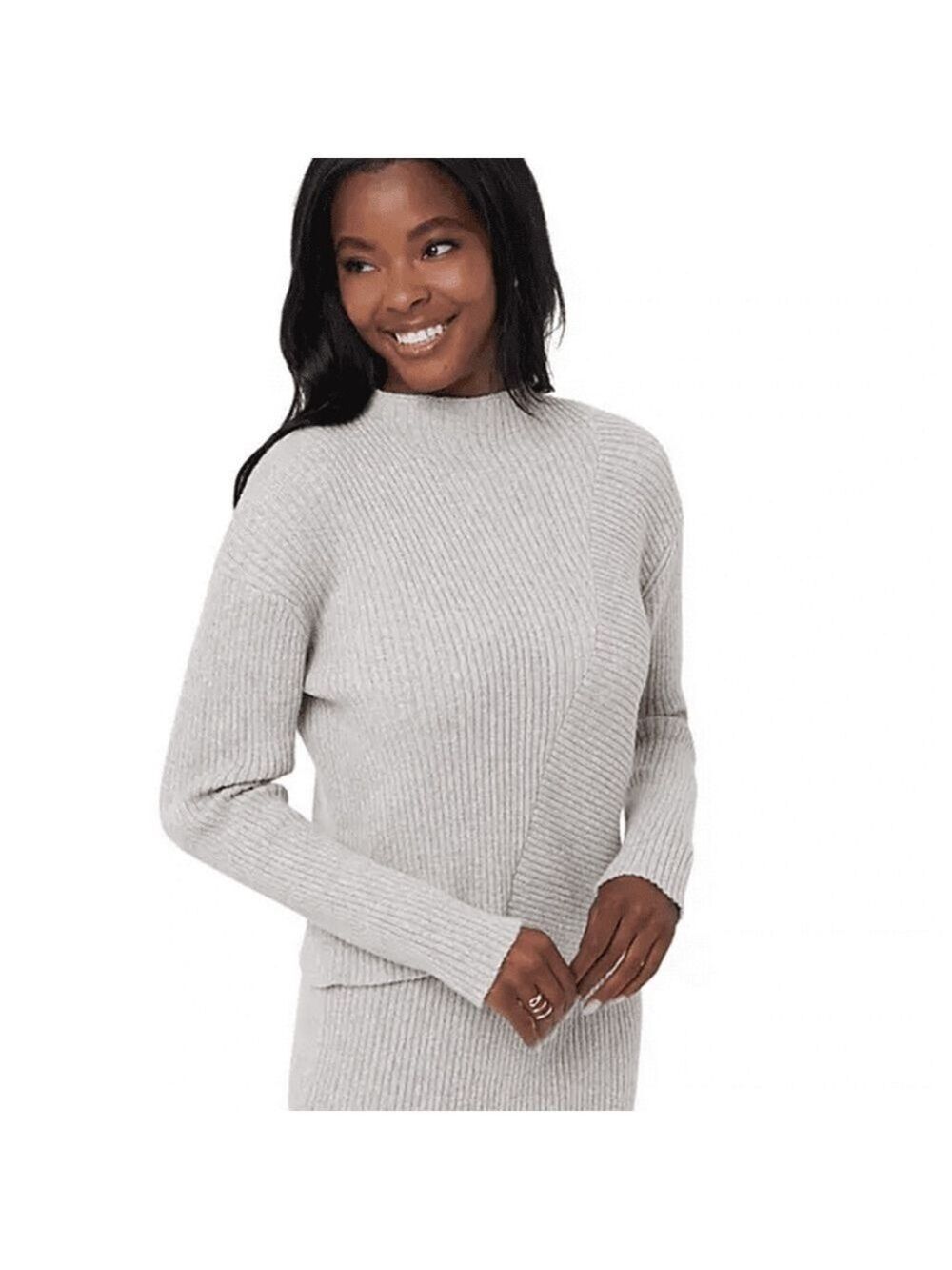 Edited by Remi Bader Oatmeal Ribbed Sweater Small NWT